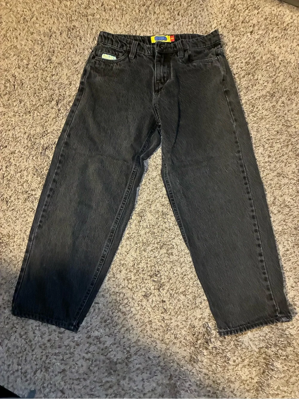 Men's Black Relaxed Fit Jeans